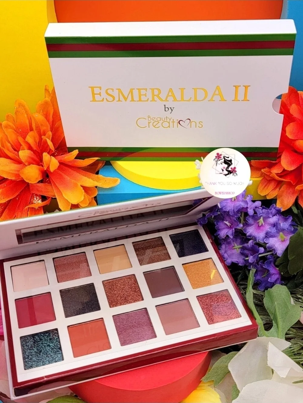 Esmeralda II Eyeshadow Palette by Beauty Creations - Multi-Color